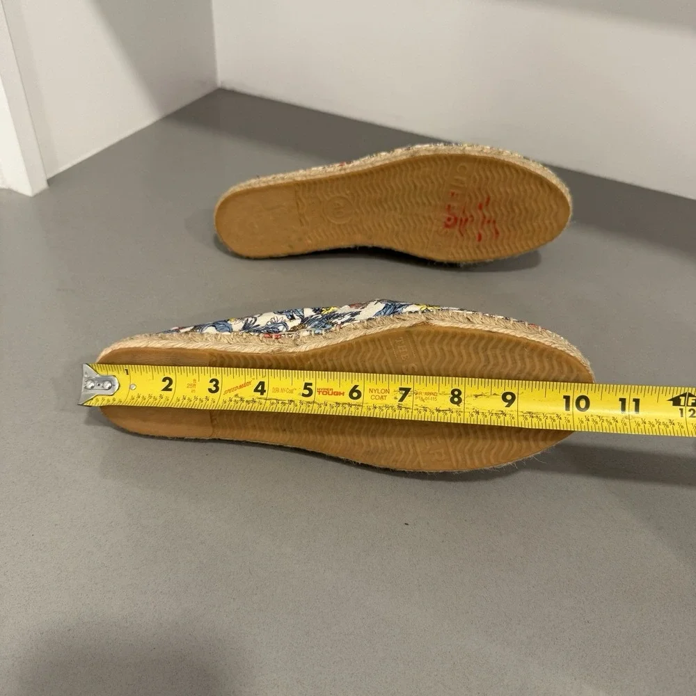 Soludos Espadrilles Womens 40/10 Floral Beachy Coastal Resort Travel Prairie